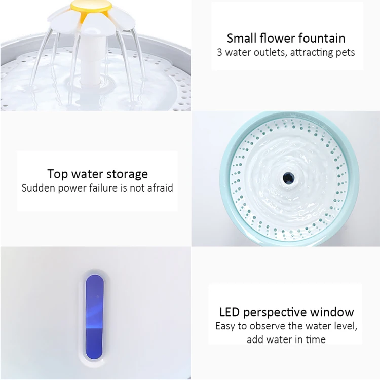 Оптовая продажа силиконовая миска для домашних животных Диспенсер воды автоматический питьевой фонтан собак и кошек