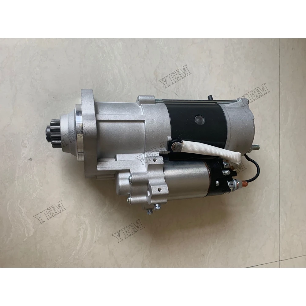 For Mitsubishi D12D D12E EC360 Starter Motor Genuine Engine Parts 2