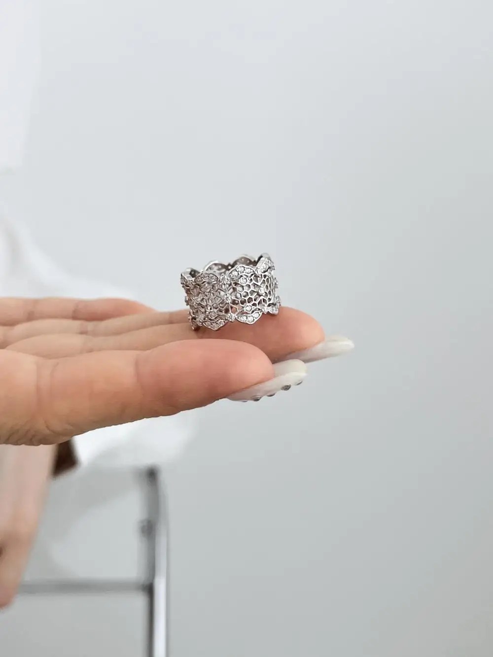 KAKODIY Beehive Elegant Engagement Wedding 5A Zircon 925 Sterling Silver Ring for Women detail 8