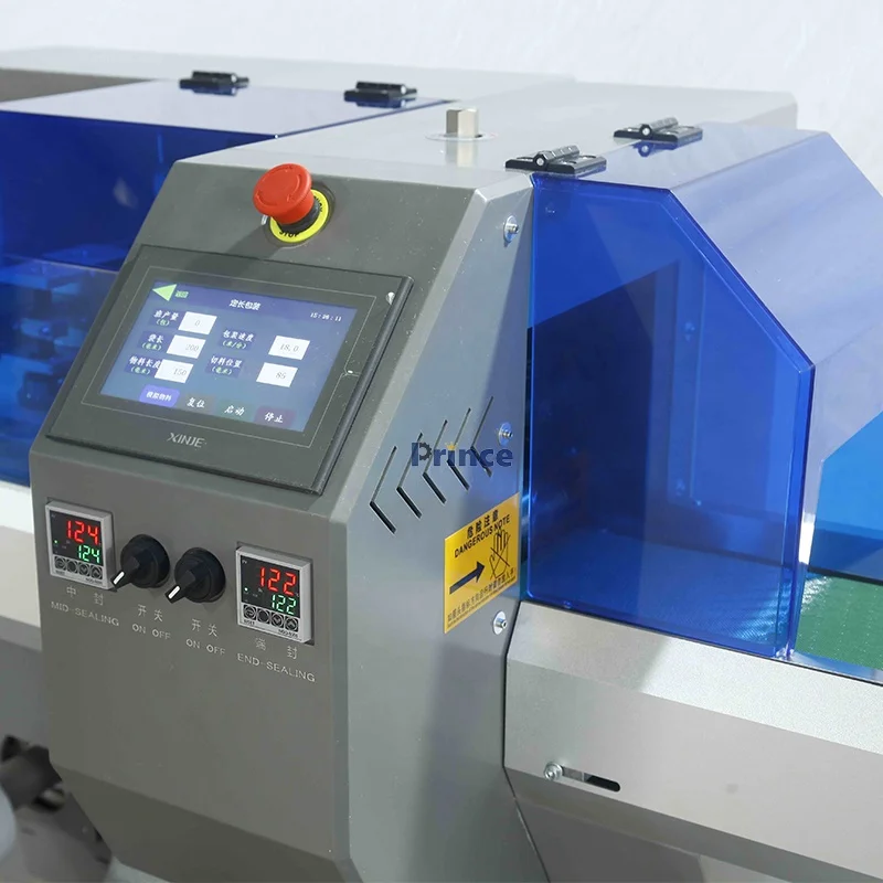 Automatic Servo Pillow Flow Food Packaging Machine Bread Roll Spare Parts Noodles Cutlery Tablet Fruit Flow Packing Machine