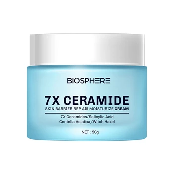 Biosphere Private Label 7X Ceramide Barrier Repair Skin Care Cream Tightening Whitening Repair Face Cream