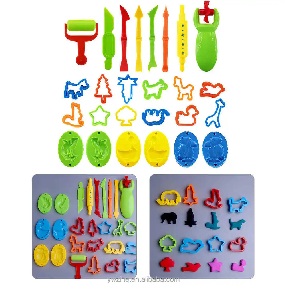 Juego De 22 Piezas Para Plastilina - Moldes, Herramientas Y Accesorios Para Manualidades (3-12 Años)