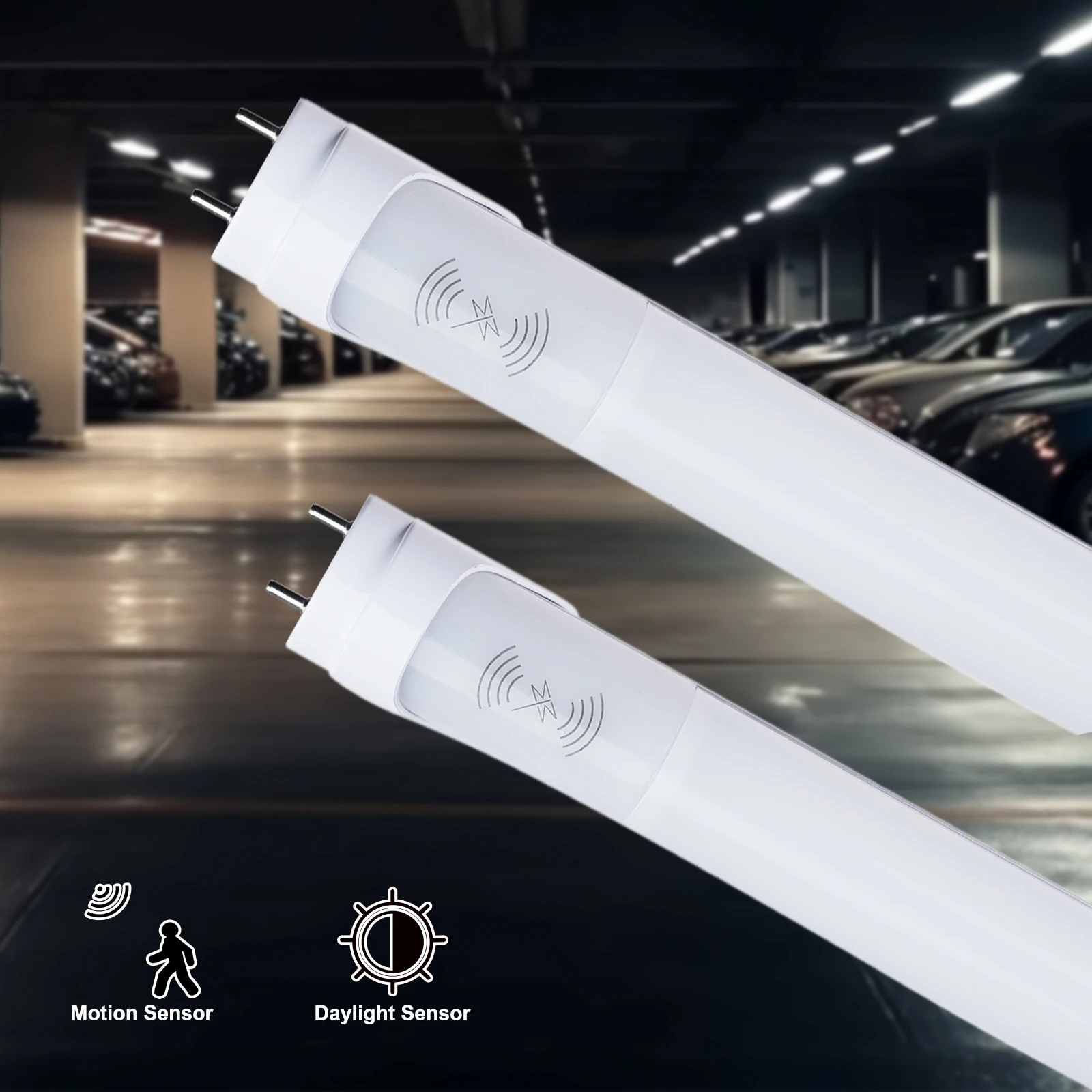 2ft 4ft 5ft T8 Led Tube 18w Led Tube Light With Microwave Motion Sensor