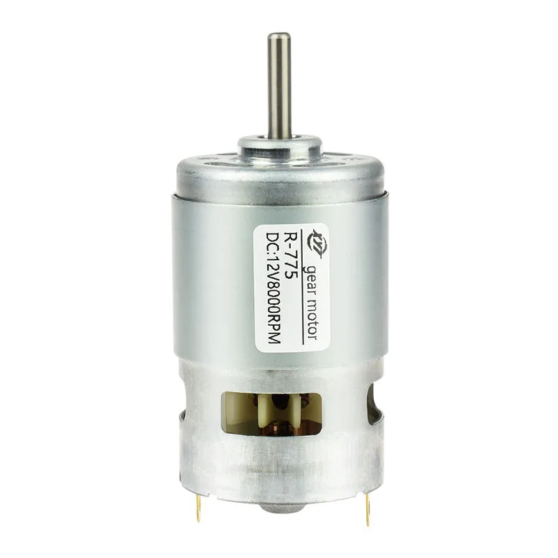 XYT 775 12 Volt Brush Geared Electric Low RPM Motor Gearbox
