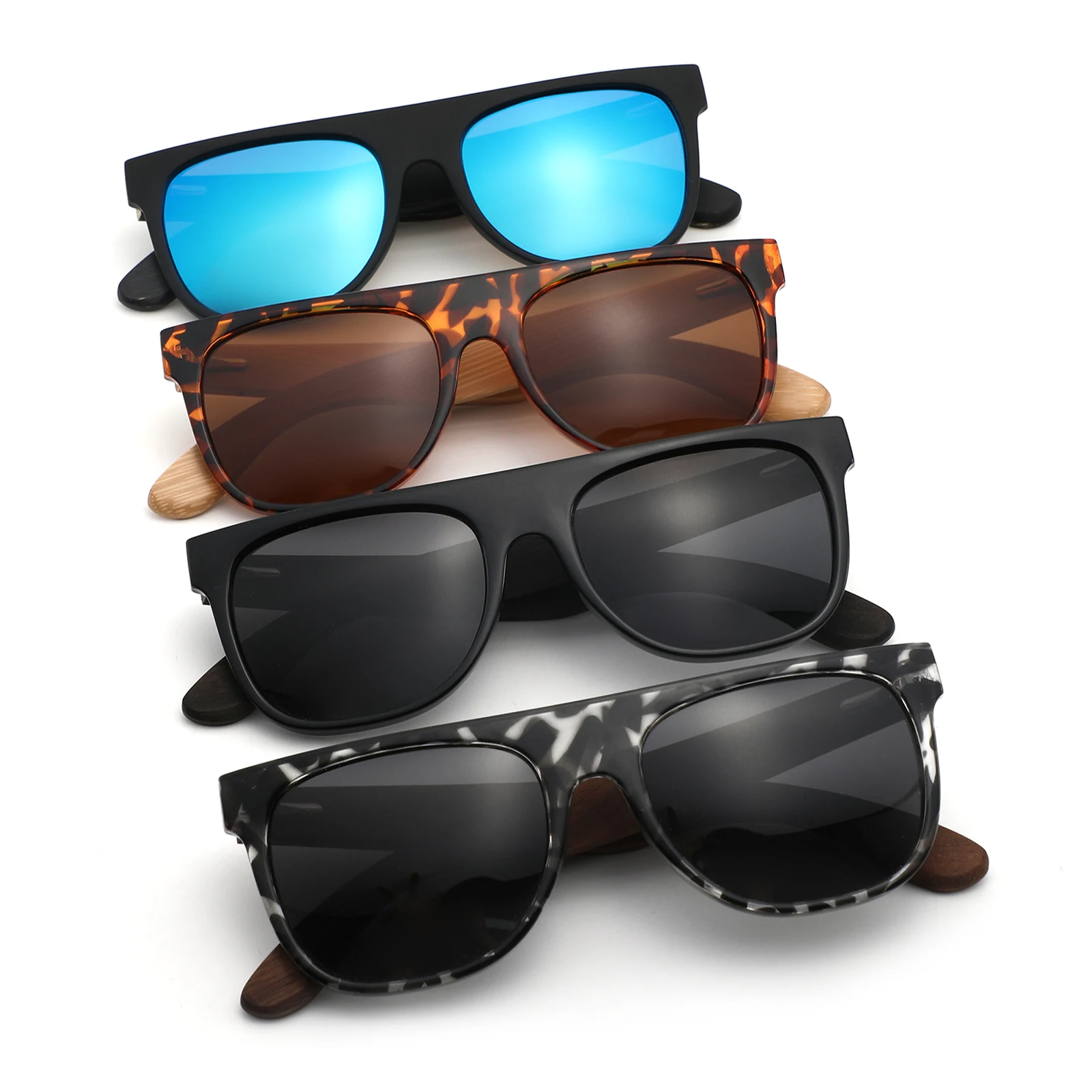 Occhiali Da Sole In Legno Di Bambù Fatti A Mano Con Lenti A Specchio Retrò  Eco Friendly Fatti A Mano - Buy Occhiali Da Sole Da Uomo In Legno Di Bambù,Occhiali  Da