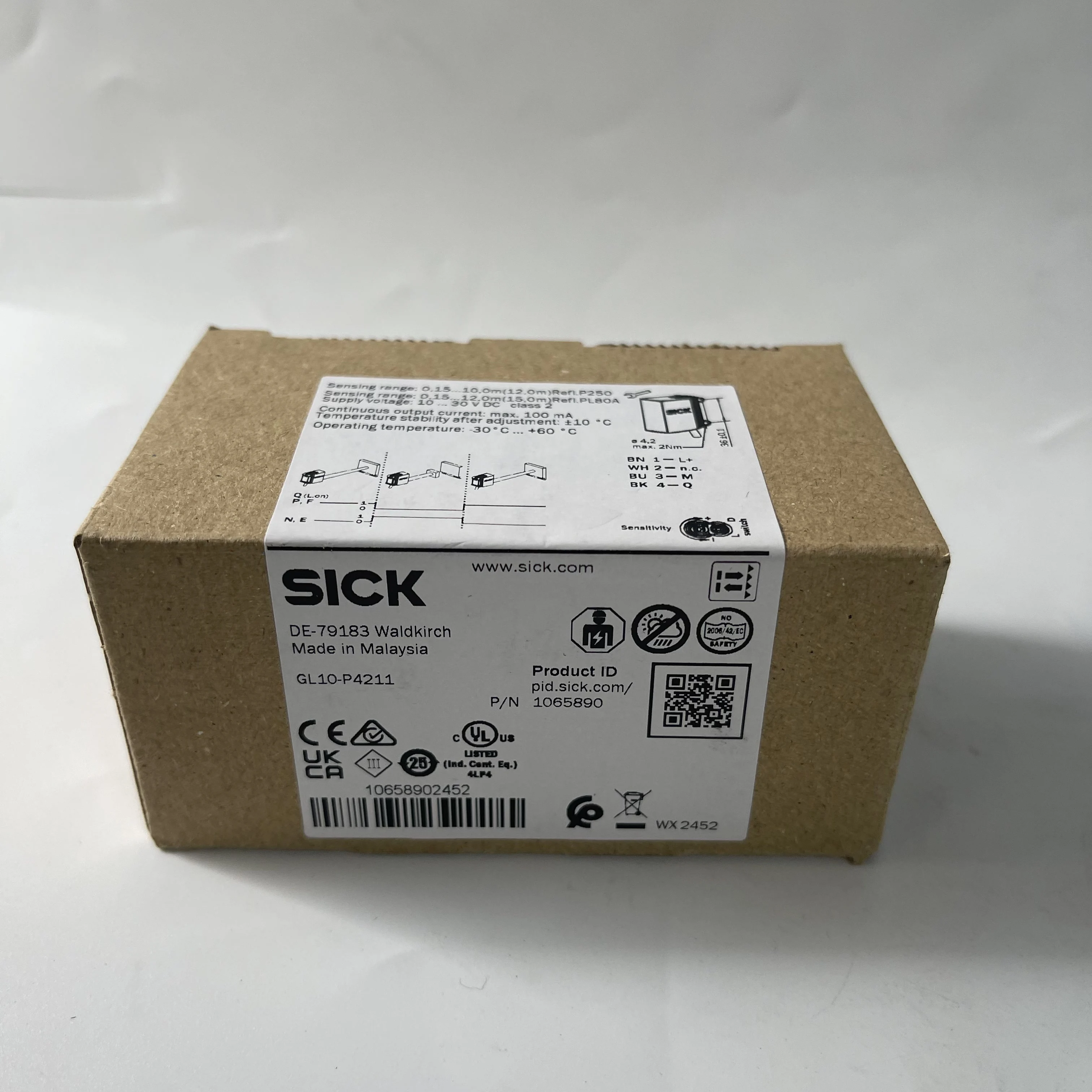 SICK Safety Light Curtain (Receiver) GL10-P4211 SICK Safety Light Curtain (Receiver) GL10-P4211