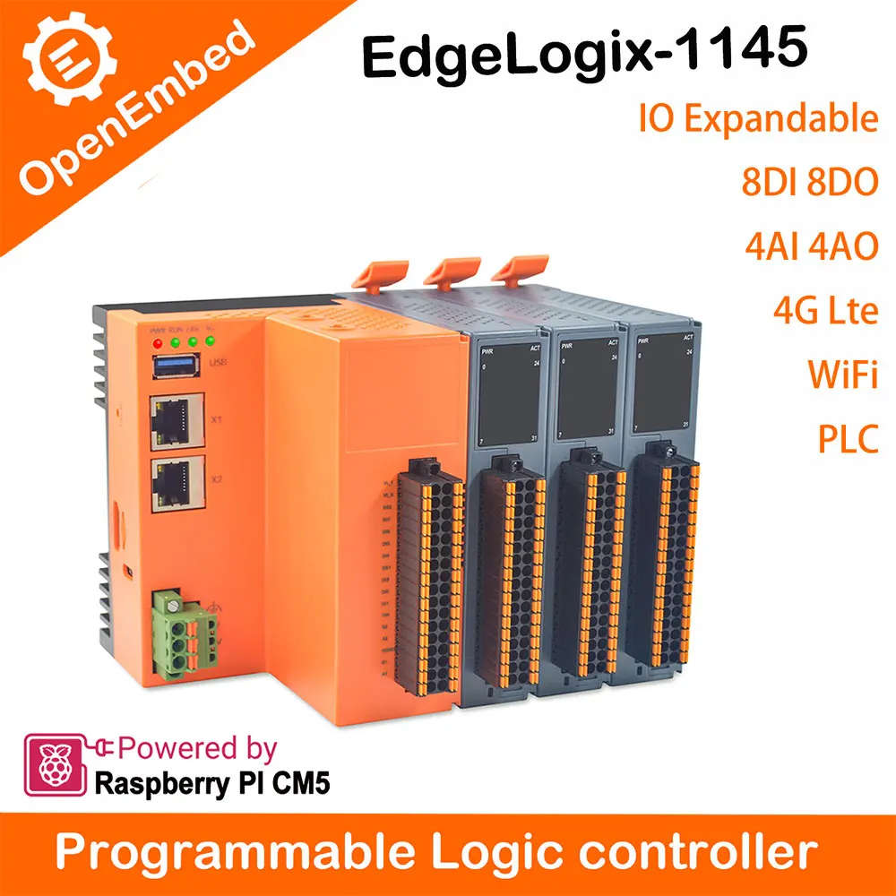 Mini PLC PAC Dedicated Controller, Industrial Automation Control RS485 ...