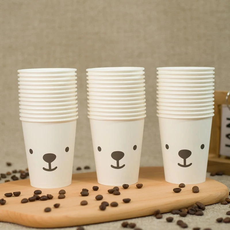 4oz Cups Eco Friendly Disposable Hot Drink Coffee Paper Cup
