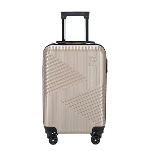 3 Piece Lightweight Hardside Luggage Set 20/24/28 Inch Durable ABS and Aluminum Spinner Wheels for Family Travel