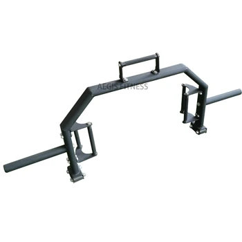 AEGIS Gym Home Use Weight Lifting Hex Open Trap Bar Barbell Bar Open Shrug Deadlift Bar