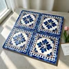 Medaglione blu barocco