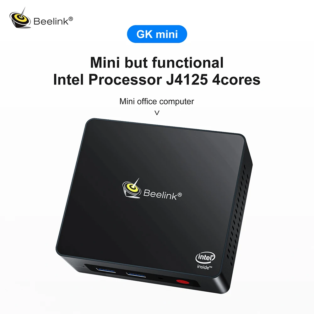 cheapest 256GB mini pc J4125 Small PC Game GK Mini Desktop Computers For Office Game player