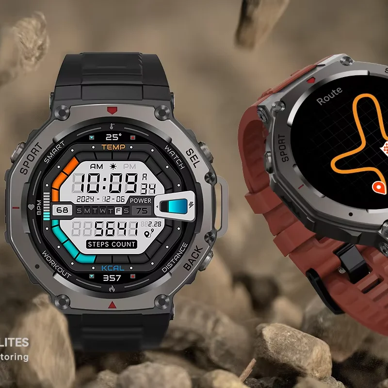 Domino DM58 GPS Smart Watch 65days Battery Waterproof