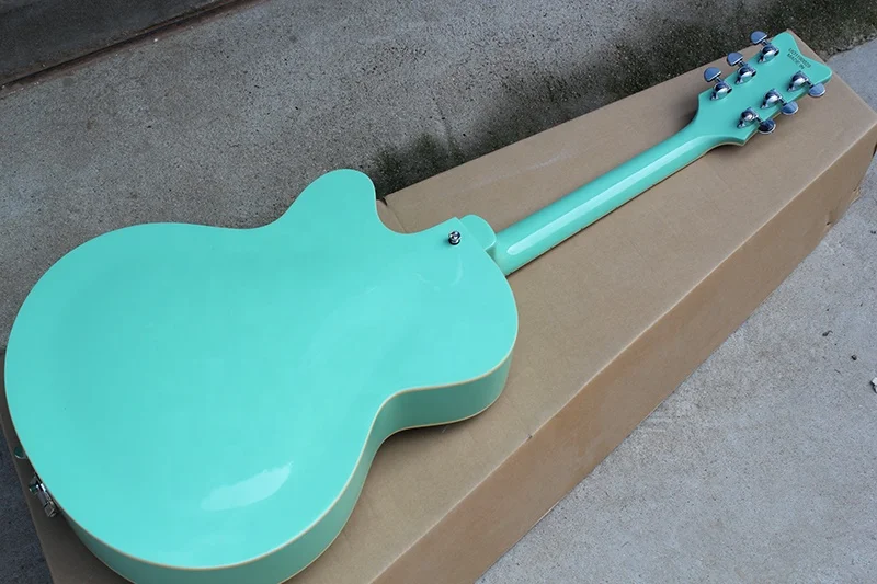 FlyoungGreenセミホローエレキギター6弦エレキギタートレモロシステム