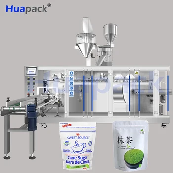 Automatic Horizontal Flat Pouch Premade Doypack Pouches Sealing Filling Powder Packing Machines Manufacturer