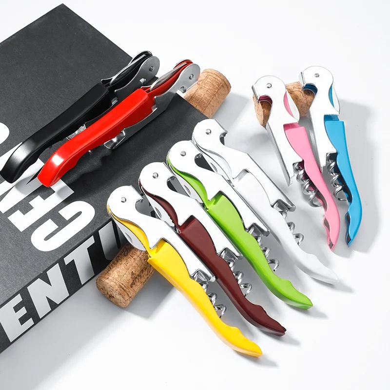 Waiter Corkscrew Wine Openers Wine Key for Bartenders Multi Colored Classic Bottle Opener for Beer Wine Restaurant Bar