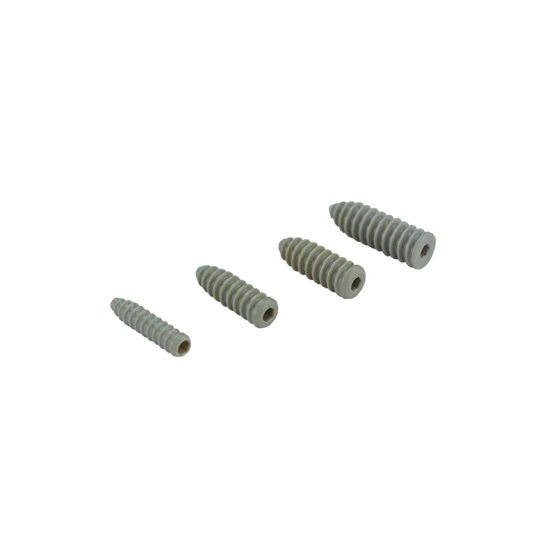 Sports Medicine Fixation Device Peek Interference Screw with Rounded Head for Acl/Pcl Reconstruction