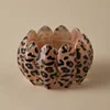 Leopardo de cuarzo rosa