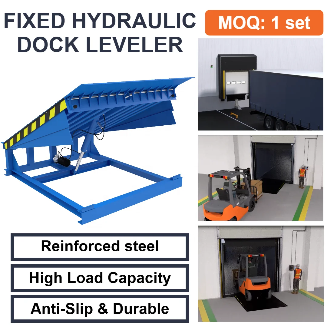 40ft Heavy-Duty Container Loading Ramp for Rear Load New Forklift Truck Loading Unloading System Dock Equipment for Retail