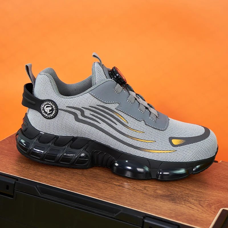 ZG 918 Twist Dial Safety Sneakers - Steel Toe Work Shoes for
