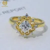 Diamant de couleur or/blanc D