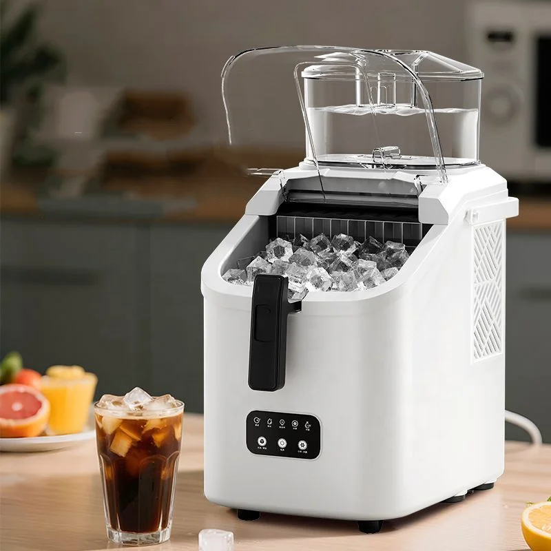 Long-lasting Heat Preservation Large Caliber Water Filling Port Removable Ice Basket Ice Maker Easy to Operate Ice Maker 3