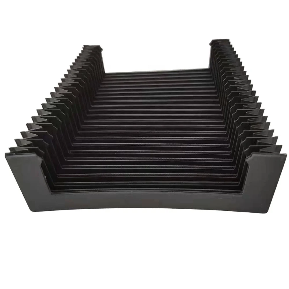 Cnc Plastic Accordion Linear Guide Rail protection Slideway Cover Bellows Way Cover