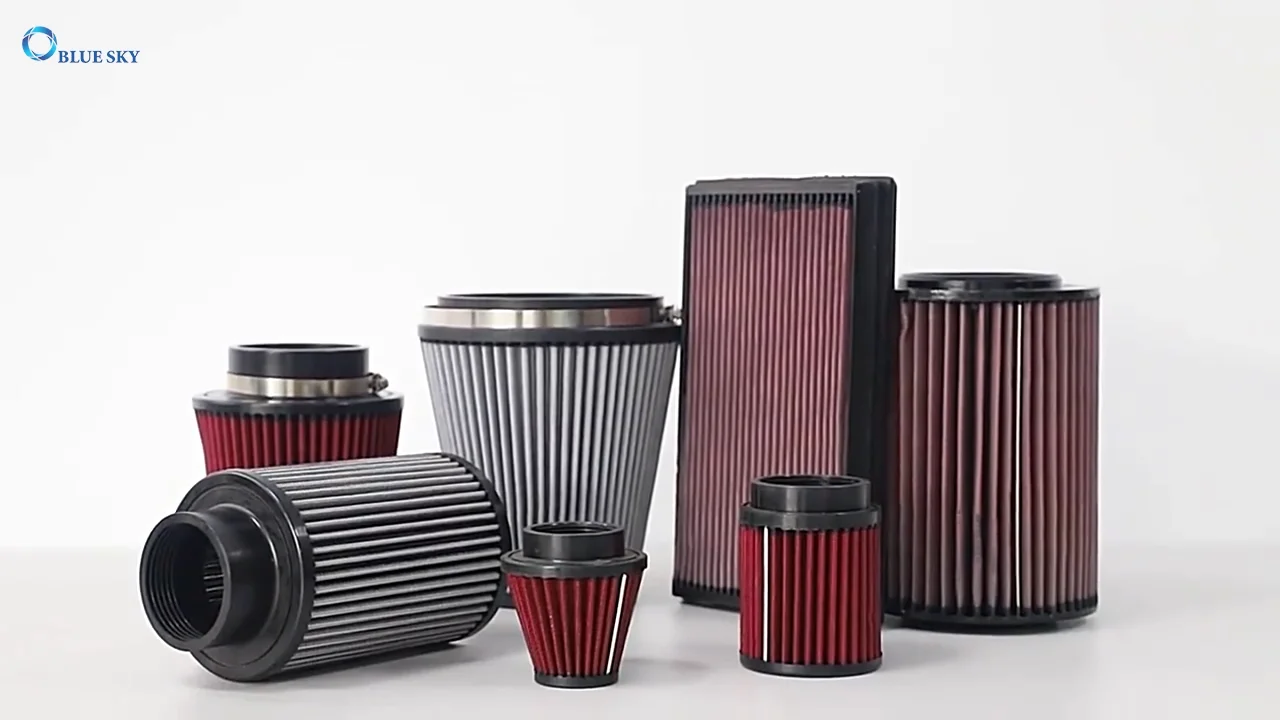 Universal 4'' 100mm K&n Air Filter Racing Car Air Filter Replacement