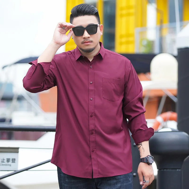 L-10XL Plus Size Men's Dress Shirts - Formal & Easy-care L-10XL Plus Size Men's Dress Shirts - Formal & Easy-care