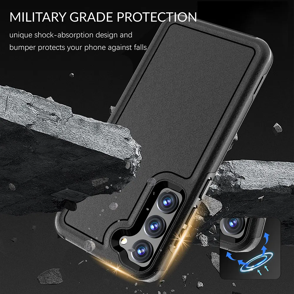 Tpu Pc Phone Cover For Samsung S23+ 22 21Ultra Outdoor Frosted Case Simple Business Anti Scratch Anti-Drop Sjk505 Laudtec details