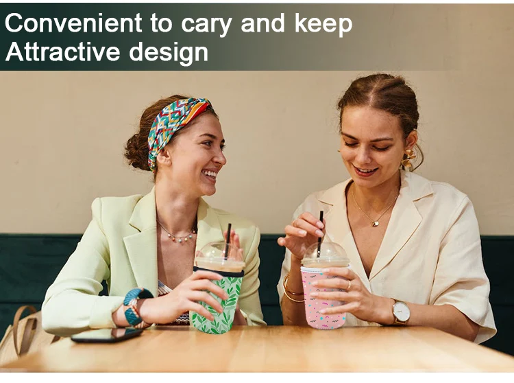 Customized Cup Sleeve Neoprene Cup Holder Coffee Cup Coozies manufacture