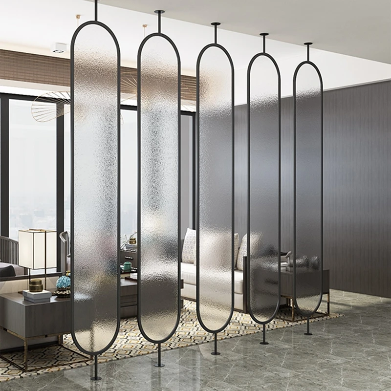 Partition Screen Decorative Wall Screen Welding Room Dividers Stainless Steel Metal Ceiling Room Divider Screen