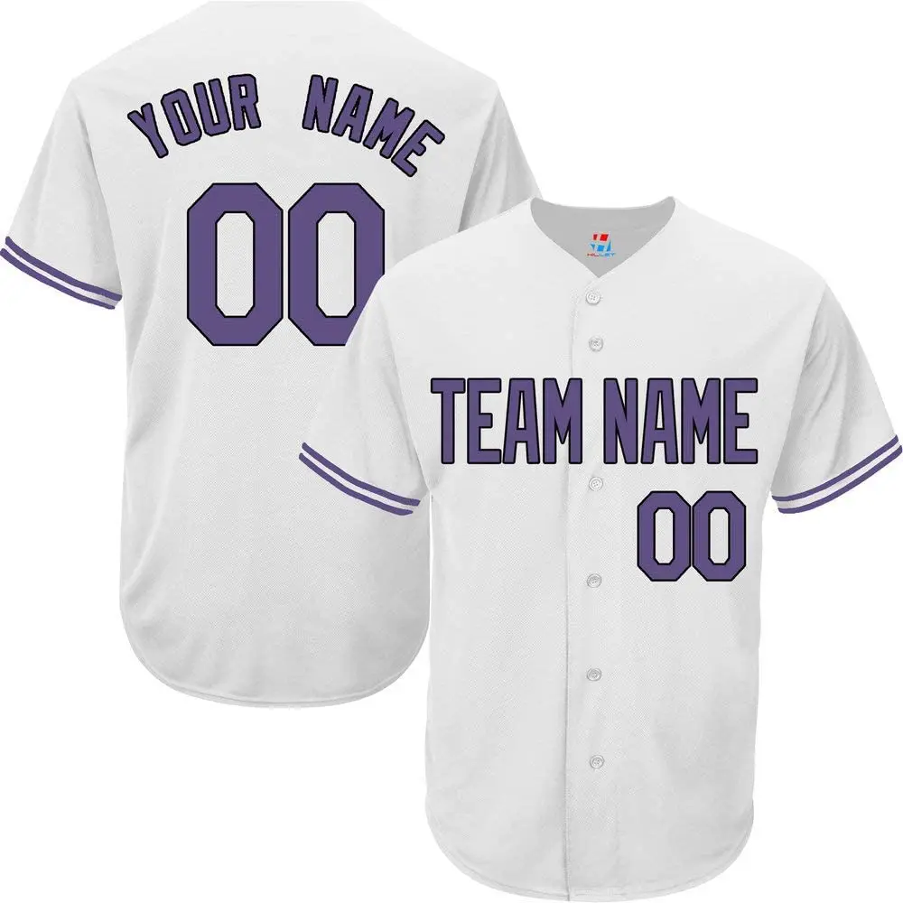 Custom Baseball Jersey Button Down Mesh Shirts Personalized Design Team & Your Name and Numbers for Women