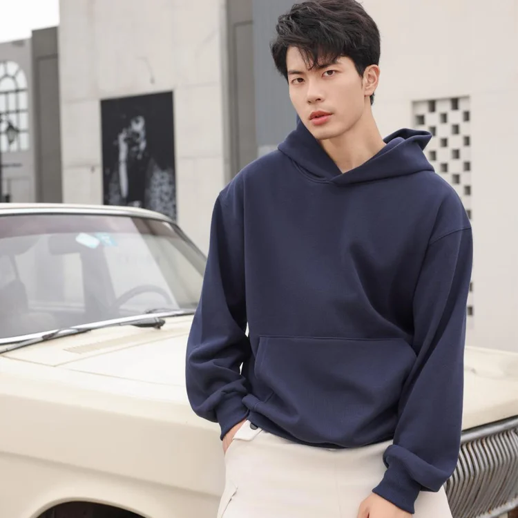 Hot Stamping Printing Hoodies Custom Design Wholesale Women Mens Oversize Sweatshirt Cotton Unisex C
