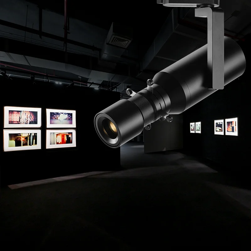 High quality 15W 18W zoomable shapeable  CRI 97 Anti glare Led Track Light For Art Gallery Painting Exhibition museum lighting