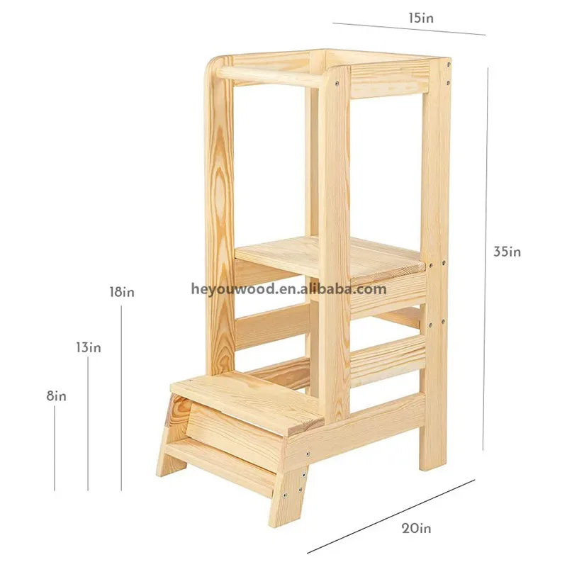 Деревянная обучающая башня Монтессори кухонный помощник для детей ступенчатый