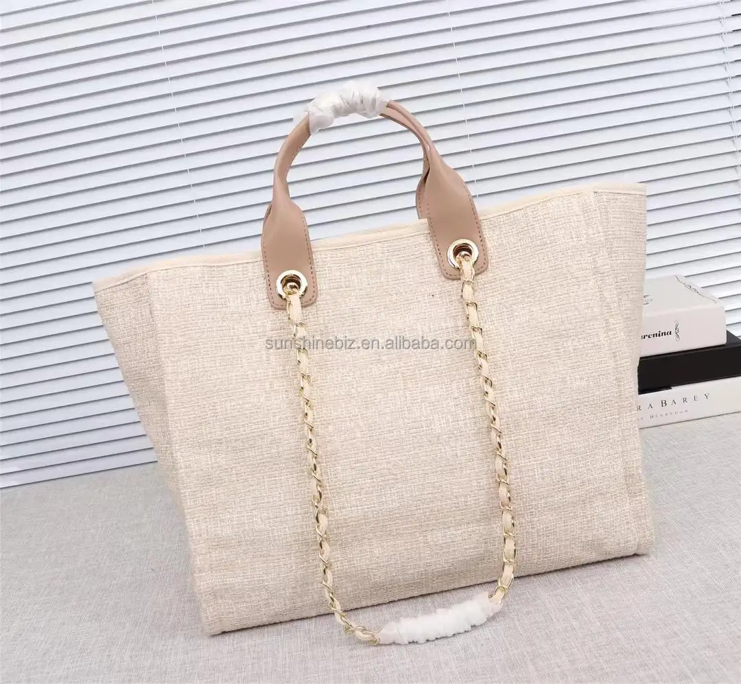 Wholesale Designer Tote Beach Summer Bags Shopping Bag Canvas Nylon 2023  The Book Totes Women Large Handbags Leather Shoulder Bags Purse C From  m.