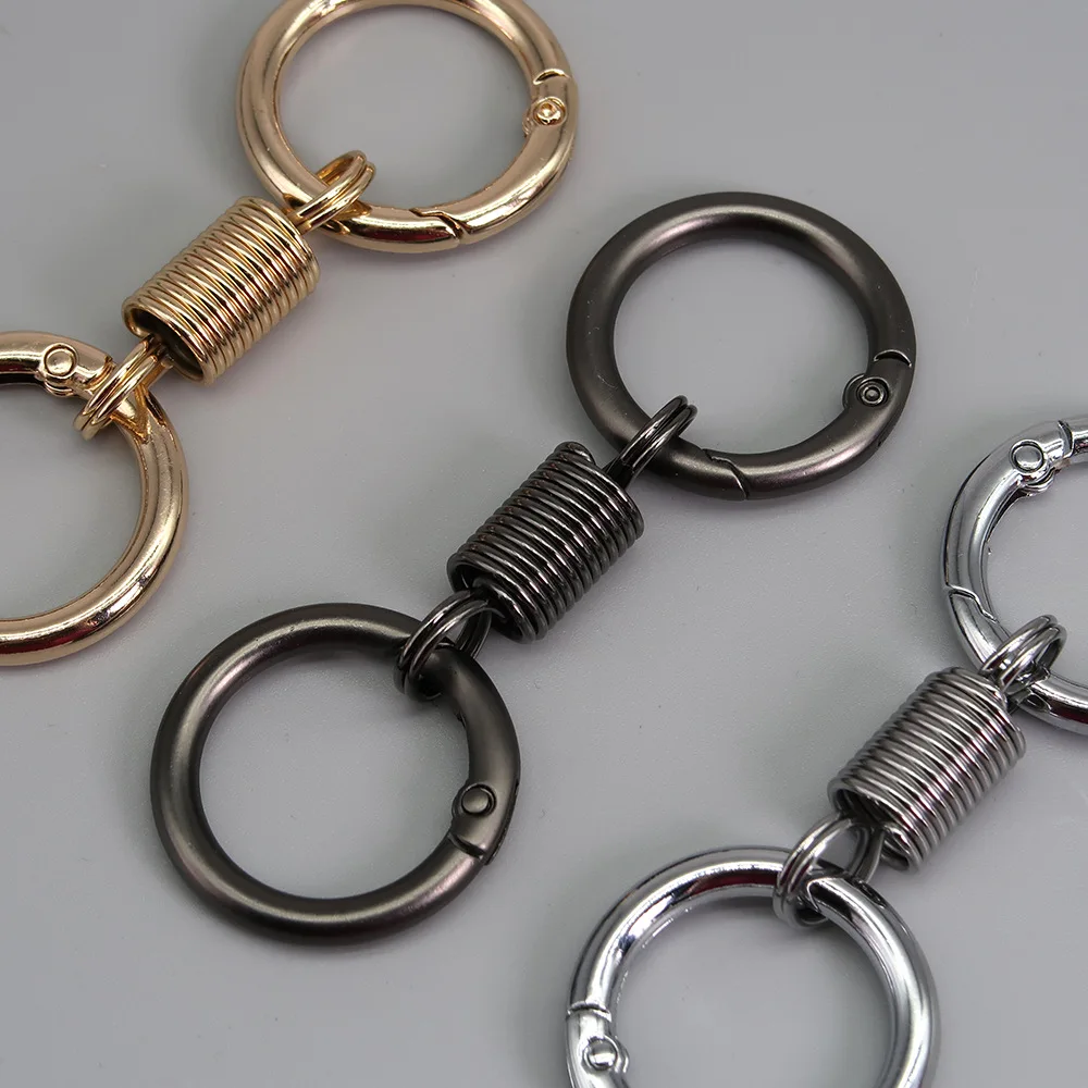 Nice Key Chain Rings Personality Keychain Lovers Niche Design Sense Pendant Spring Ring ...