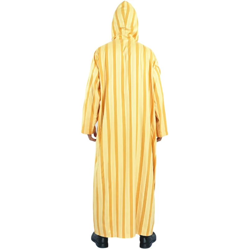 Thobe Marocain Homme Laine – Taille 52/54 – Capuche Longue – Neuf