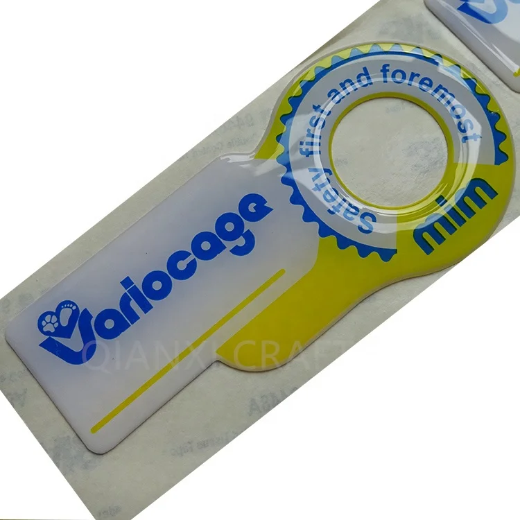 Пользовательская печать полиуретановая купольная 3d этикетка наклейка эпоксидная Поли