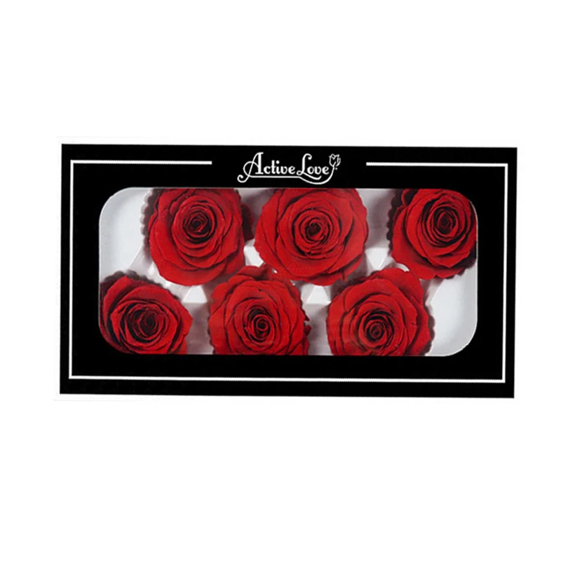 Rosmary Preserve Flower Rose Decorative Heads In Gift Box Floral ...