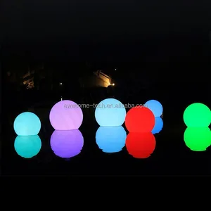 Customized Rechargeable Remote Control Colorful Waterproof Led Sphere Lamp for Event Party Decoration