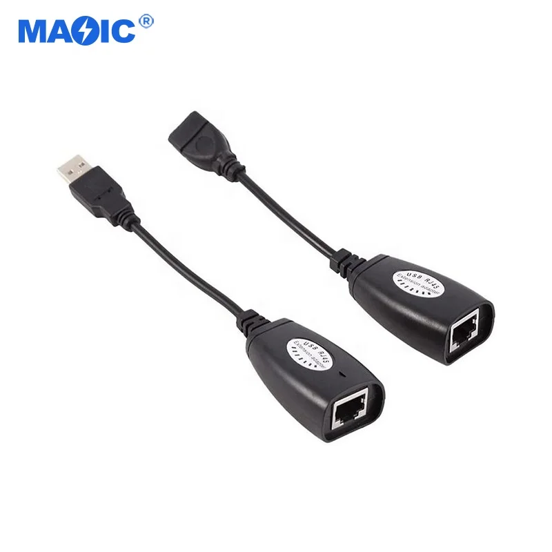 USB 2.0 to RJ45 Lan Ethernet Extension Extender Network Adapter Cable Wired USB to RJ45 Adapter for Printers Keyboard