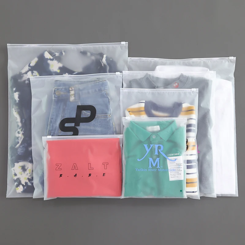 Custom Pvc Zipper Plastic Bag For Clothing,Plastic Packaging Bag,Zipper Bag With Logo Buy