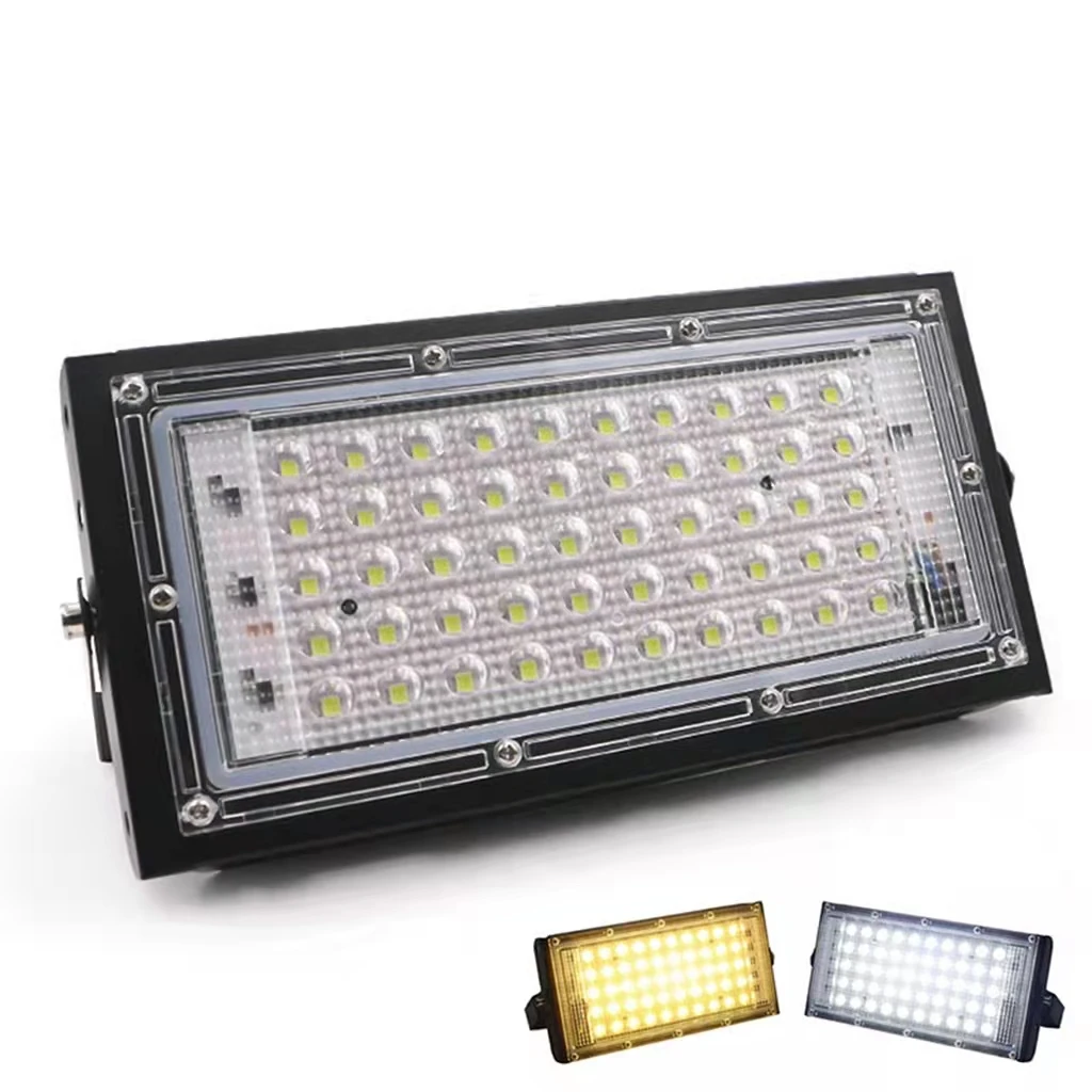 3-Pack 50W LED Flood Lights – Outdoor Security Spotlight 110V Cool White IP65