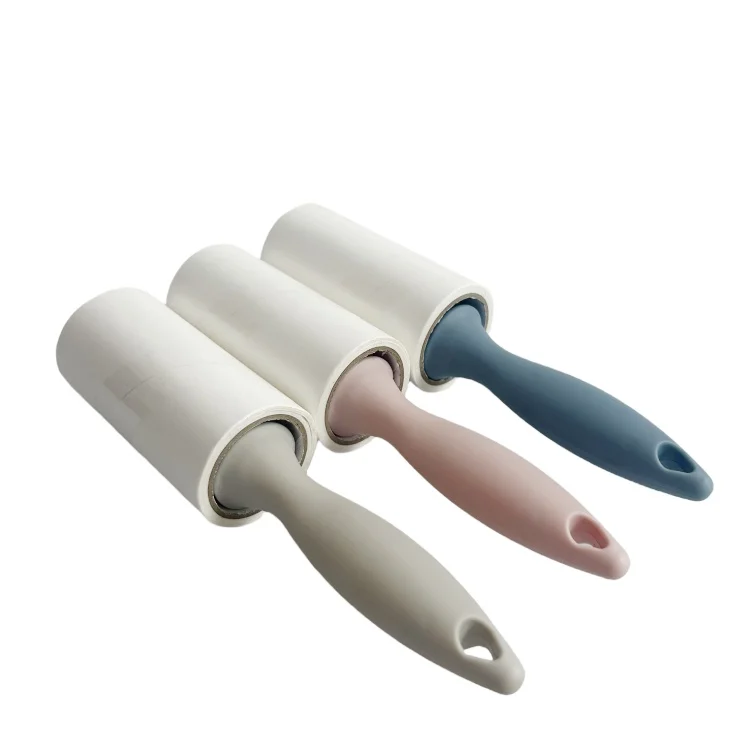 270 Sheets Manual Reusable Strong Sticky Silicone Adhesive Glued Paper Cleaning Tools Pet Hair Lint Roller Brush