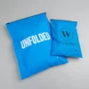 Translucence blue zipper bag