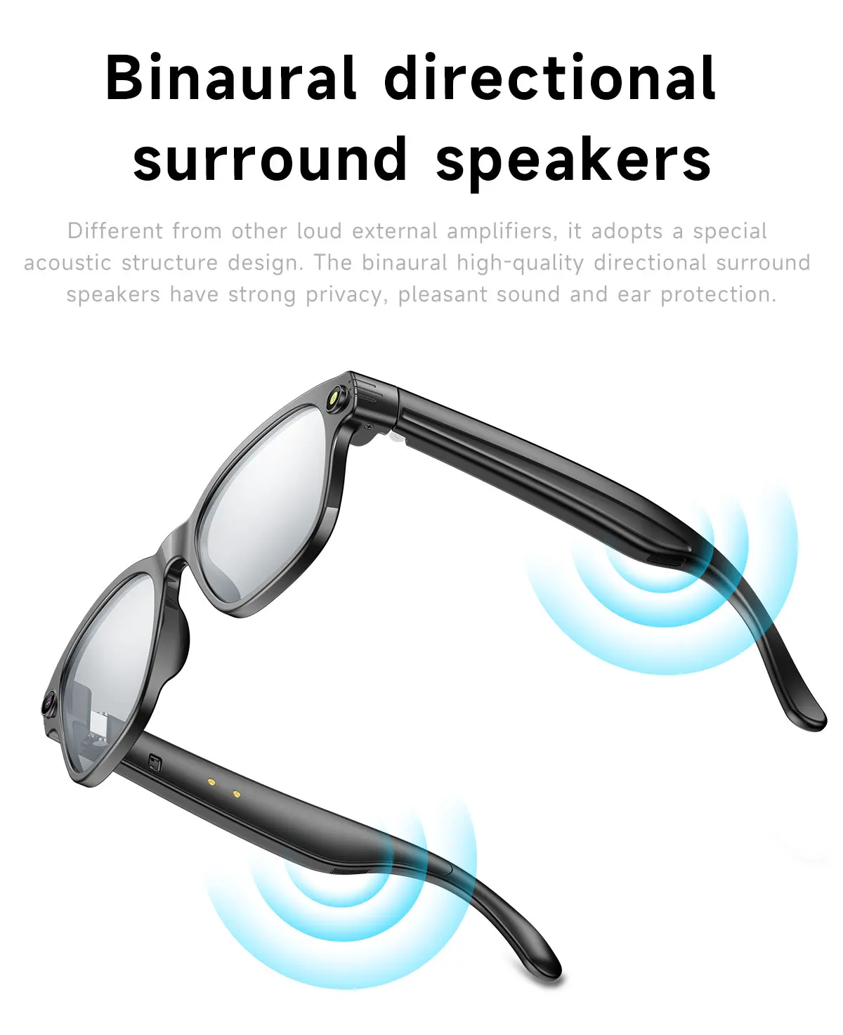Sanvnet L801 Smart Ai Glasses With 8mp Hd Camera Video Recording Wifi Transmission Real-time Translation Smart Wearable Headset - Buy L801 Smart Glasses wireless Eyewear smart Wearable Devices