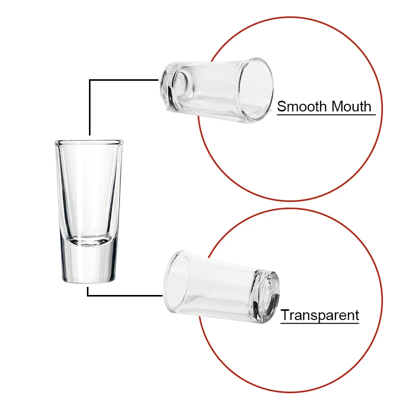 150 Glass 5.3oz 150ml Octagon Shot Glasswhite Sublimation Shot Glasses ...