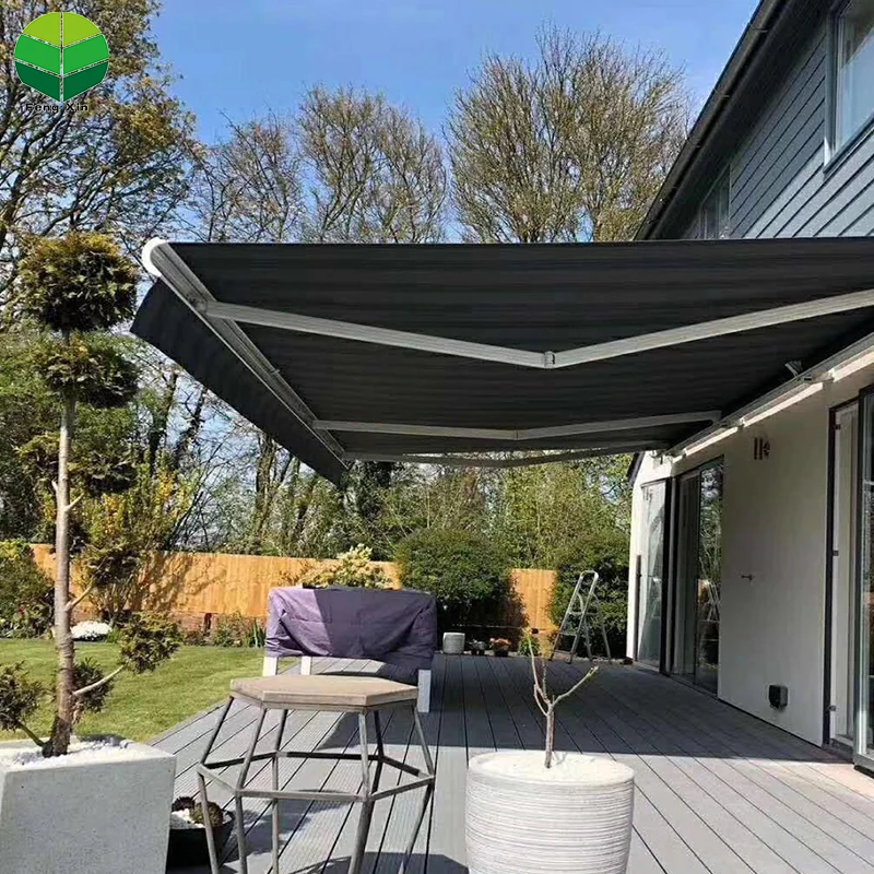 Outdoor Retractable Awning Factory Wholesale Pergola Roof 4x4 Side Electric Sun Awnings